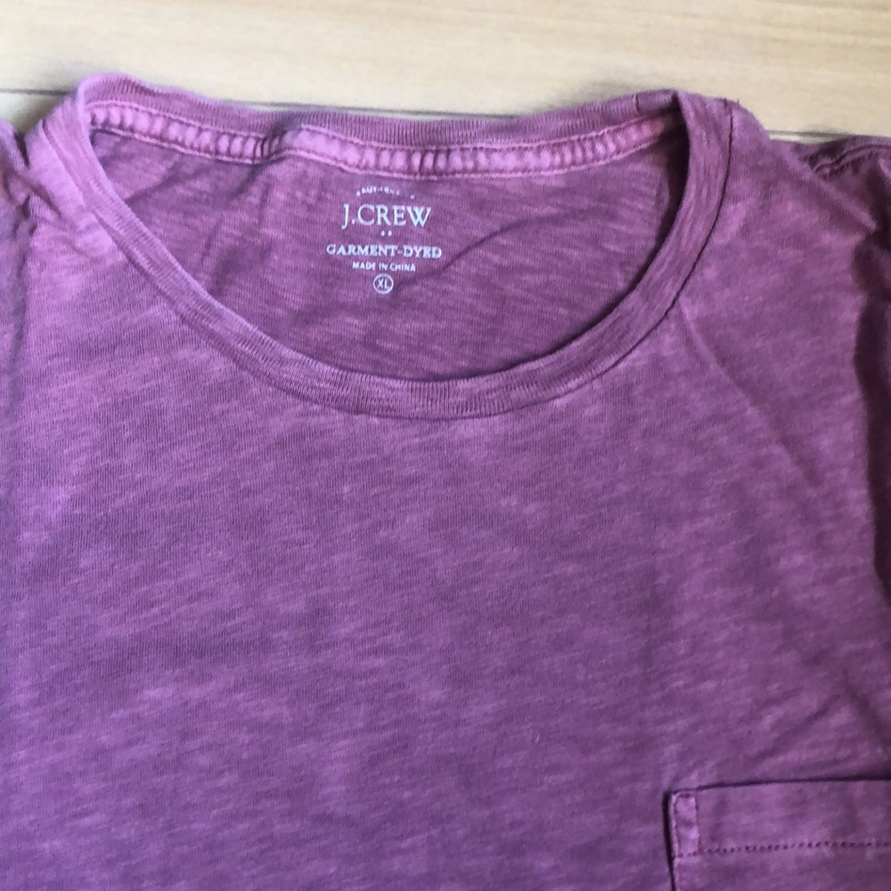 J. Crew Pocket Garment Dye Tee - Picture 3 of 4
